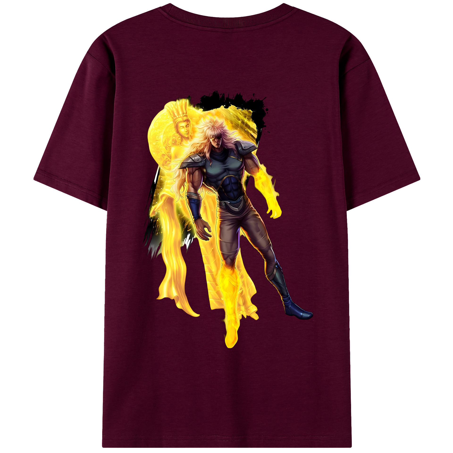 （画像用） 北斗の拳 Fist of the North Star レディース半袖Tシャツ(バックプリント)